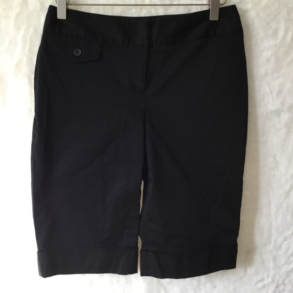 Style & Co. Black Stretch Bermuda Shorts - Picture 2 of 14